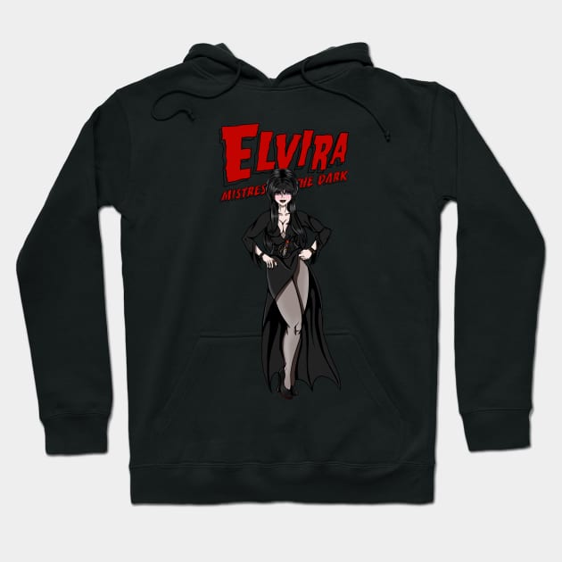 Elvira Mistress of the Dark Hoodie by MauryAraya316